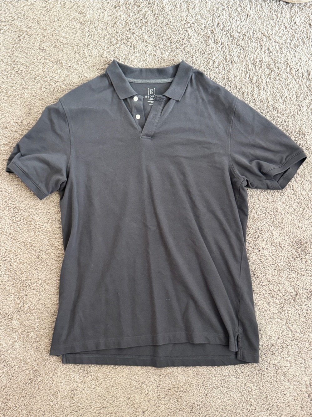 George Men's Dark Gray Polo Shirt